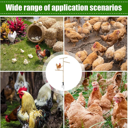 Chicken Climbing Ladder Rack Play Sleep Stand for Poultry Rabbit Small Animal