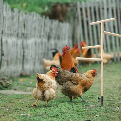 Chicken Climbing Ladder Rack Play Sleep Stand for Poultry Rabbit Small Animal