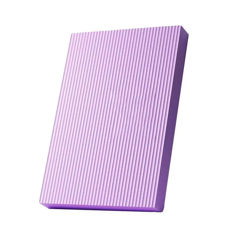 Balance Mat Non Slip Yoga Fitness Mat Flat Support for Home Workout Exercises - Purple