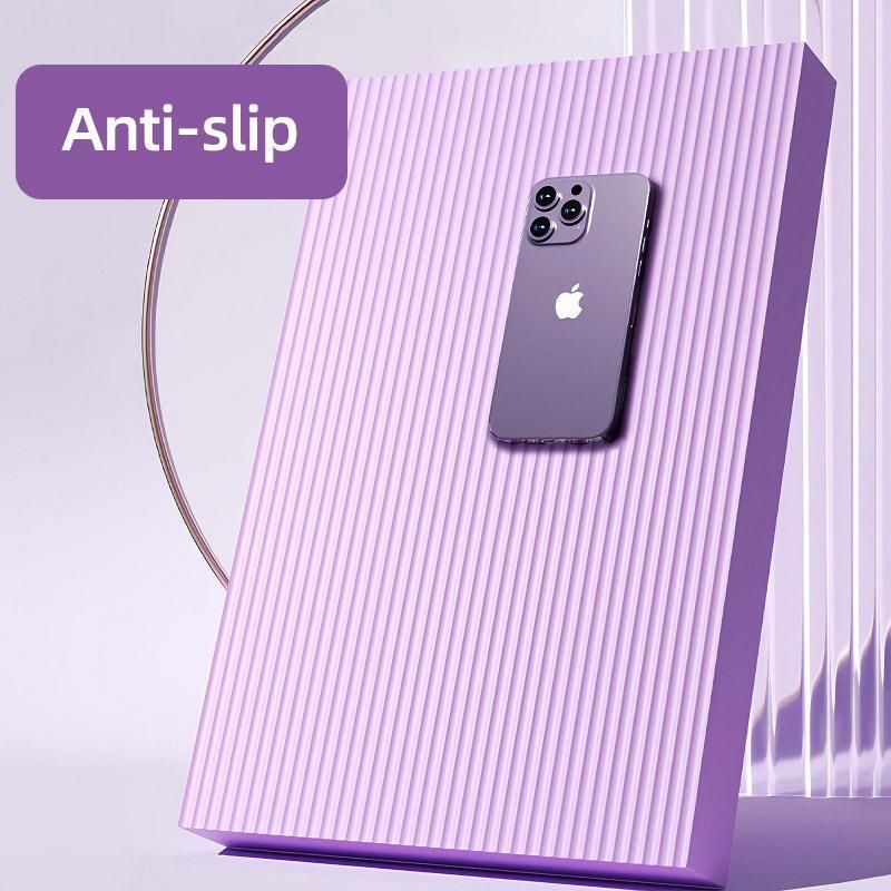Balance Mat Non Slip Yoga Fitness Mat Flat Support for Home Workout Exercises - Purple