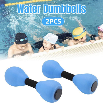 2-Piece Blue Aquatic Exercise Dumbbell Pair