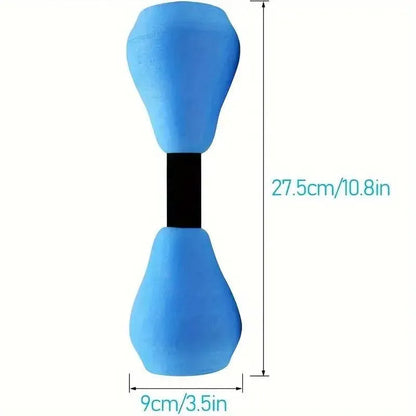 2-Piece Blue Aquatic Exercise Dumbbell Pair