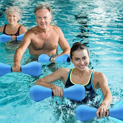 2-Piece Blue Aquatic Exercise Dumbbell Pair