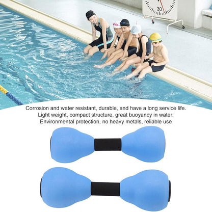 2-Piece Blue Aquatic Exercise Dumbbell Pair