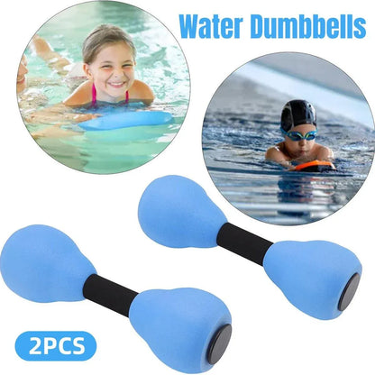 2-Piece Blue Aquatic Exercise Dumbbell Pair