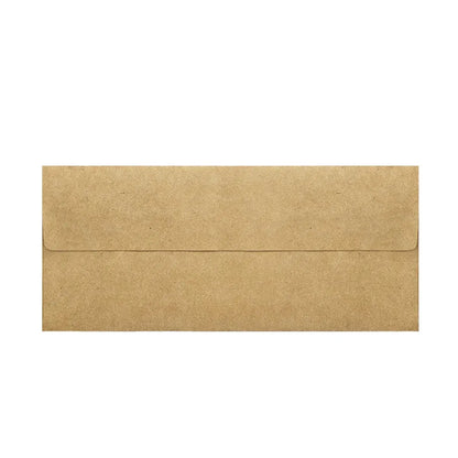 100Pcs Blank Kraft Paper Self Adhesive Business Envelope Mailing PeelSeal Use