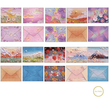 30-Piece Illustrated Message Card Set