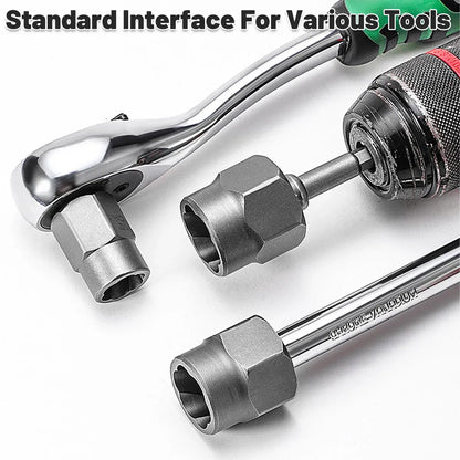 14PCS Nut Extractor Damaged Bolt Remover Tool Set High Hardness Anti-Slip