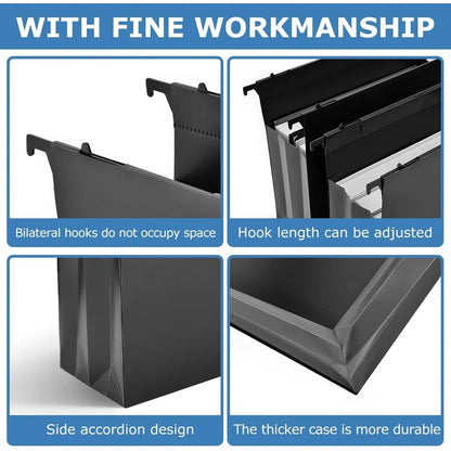Waterproof Hanging File Folder Durable Tear Resistant  for Document Storage