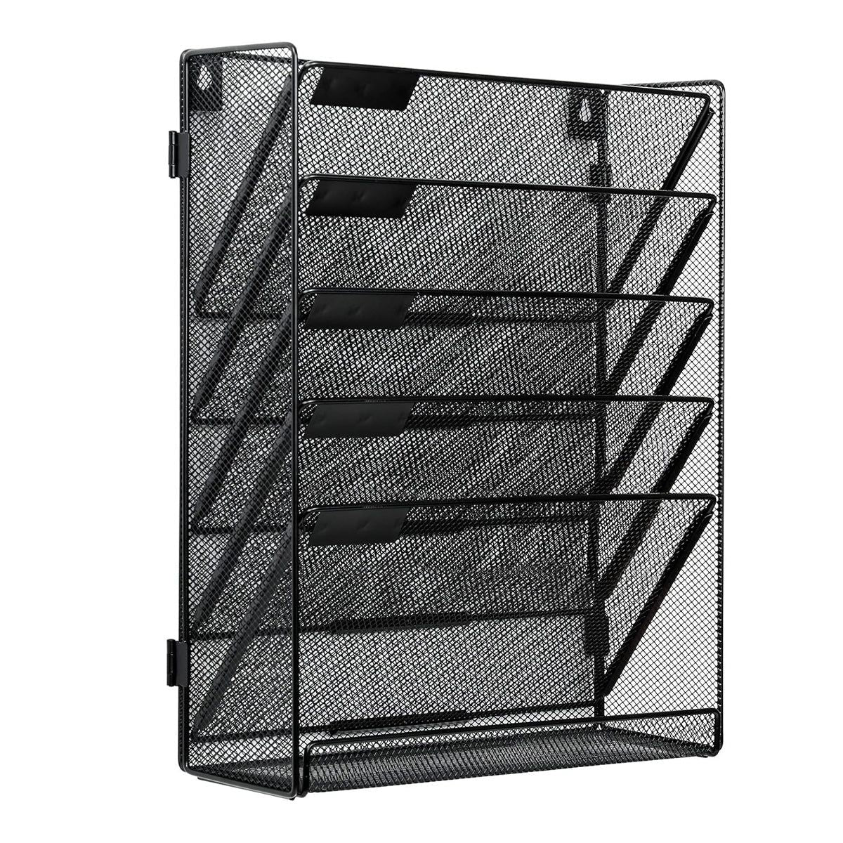 6 Layer Grid File Organizer Office Document Storage Rack Desktop Paper Sorter