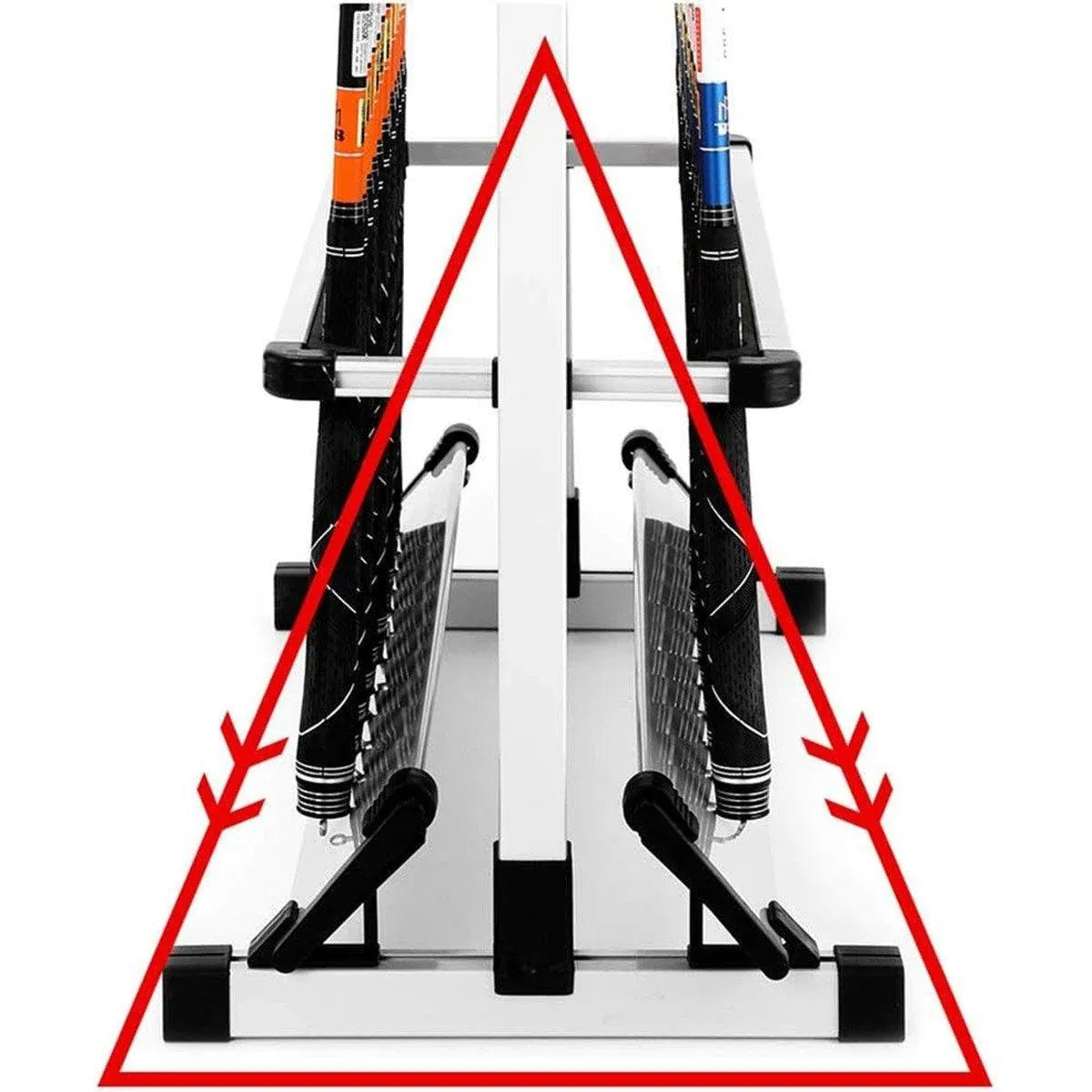 1 Fishing Rod Storage Rack with 24 Positions