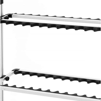 1 Fishing Rod Storage Rack with 24 Positions