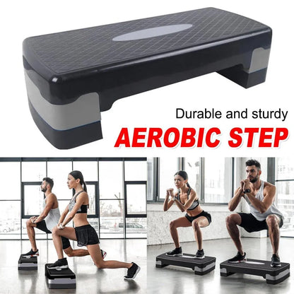 1-Piece Black Aerobic Step Platform