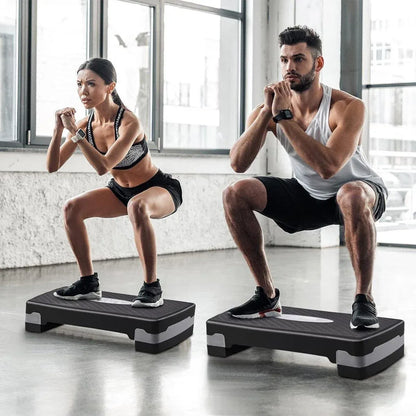 1-Piece Black Aerobic Step Platform