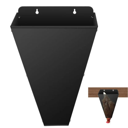 Metal Poultry Restraint Cone Flat Back Funnel Cone for Chicken Duck Goose