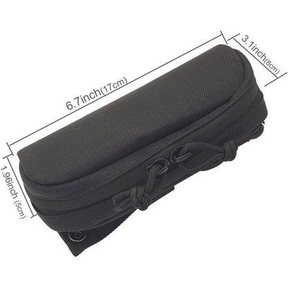 2-Piece Black Zipped Eyewear Case Set
