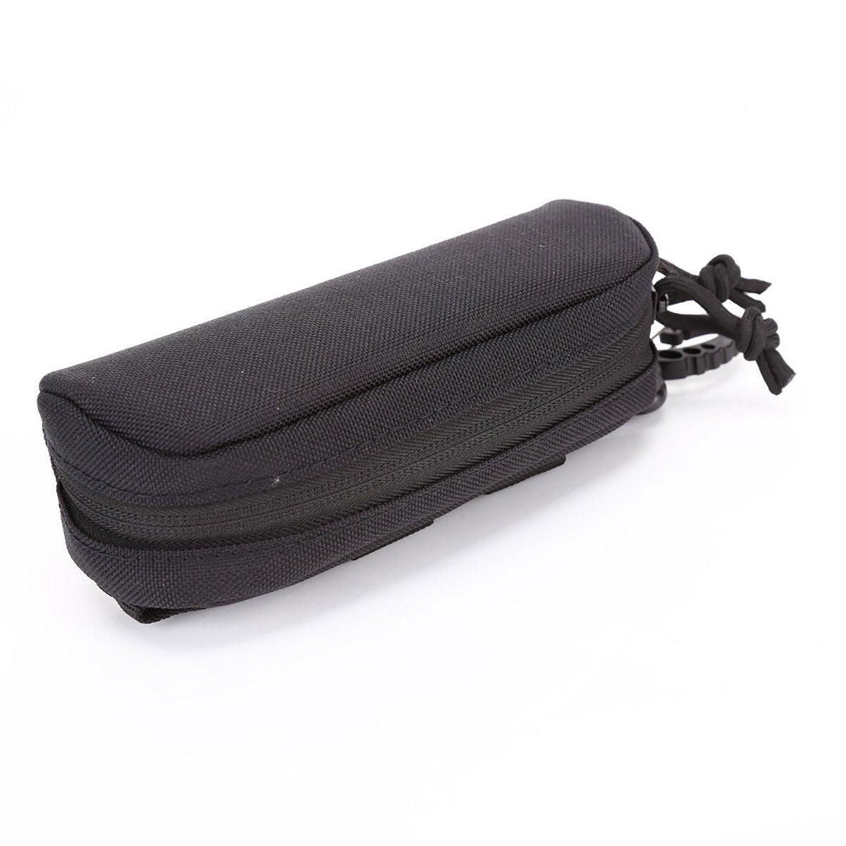 2-Piece Black Zipped Eyewear Case Set