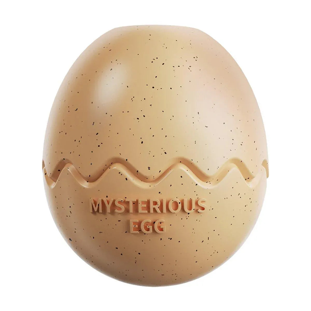 Licking Dog Gnawing Toy Slow Feeder Dinosaur Eggs Interactive Slow Food Dog Toy - Beige