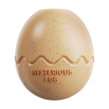Licking Dog Gnawing Toy Slow Feeder Dinosaur Eggs Interactive Slow Food Dog Toy - Beige