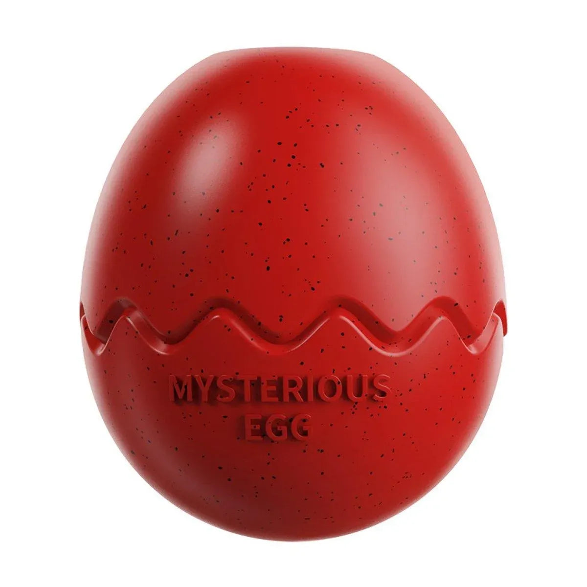 Licking Dog Gnawing Toy Slow Feeder Dinosaur Eggs Interactive Slow Food Dog Toy - Red