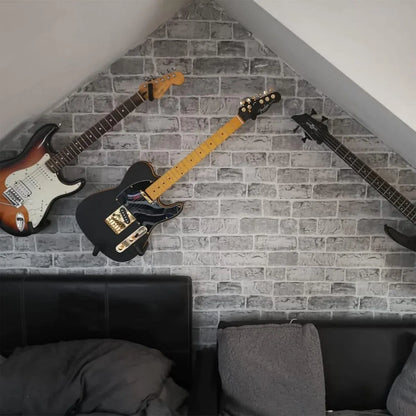 Wall Mounted Guitar Hanger Split Type for Guitar Studio Space Saving Secure Hold