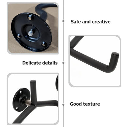 Wall Mounted Guitar Hanger Split Type for Guitar Studio Space Saving Secure Hold
