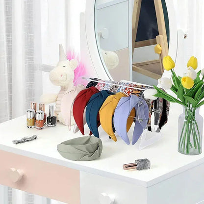 Clear Acrylic Headband Storage Stand