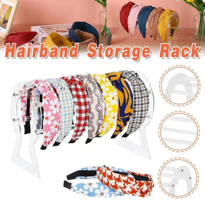 Clear Acrylic Headband Storage Stand