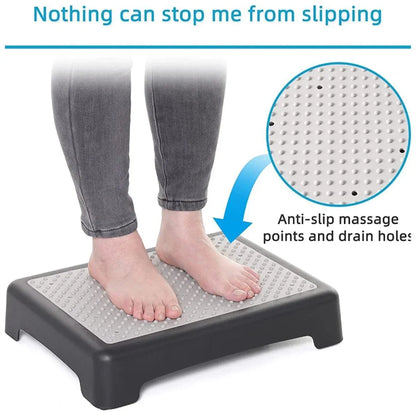 Non-Slip Half Step Stool 50 x 40 x 9.5 cm Indoor Outdoor Mobility Step, 1 Piece