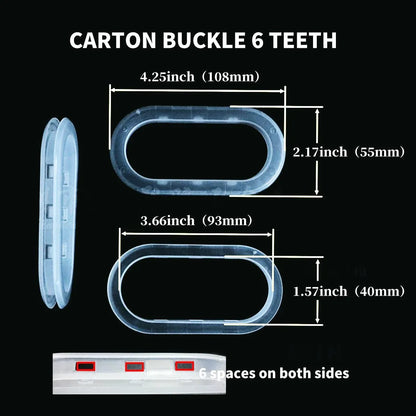 100-Piece Plastic Carton Handle Set