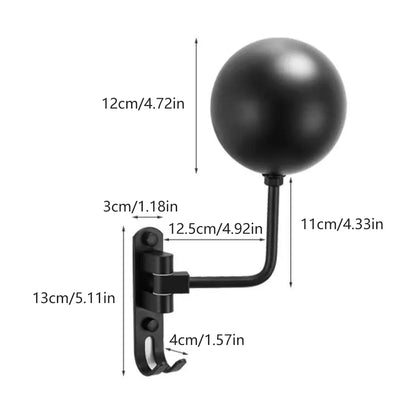 Motorcycle Bicycle Helmet Rack Holder Hat Display Stand Wall Mount Hook Hanger