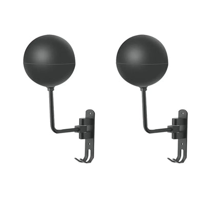 2PCS Motorcycle Helmet Rack Hole free Hat Display Wall Hanging Holder Rack