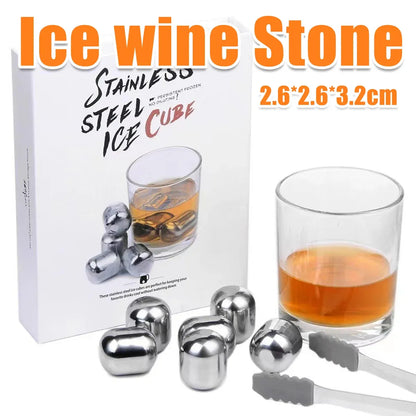 6-Piece Reusable Metal Drink Chiller Set