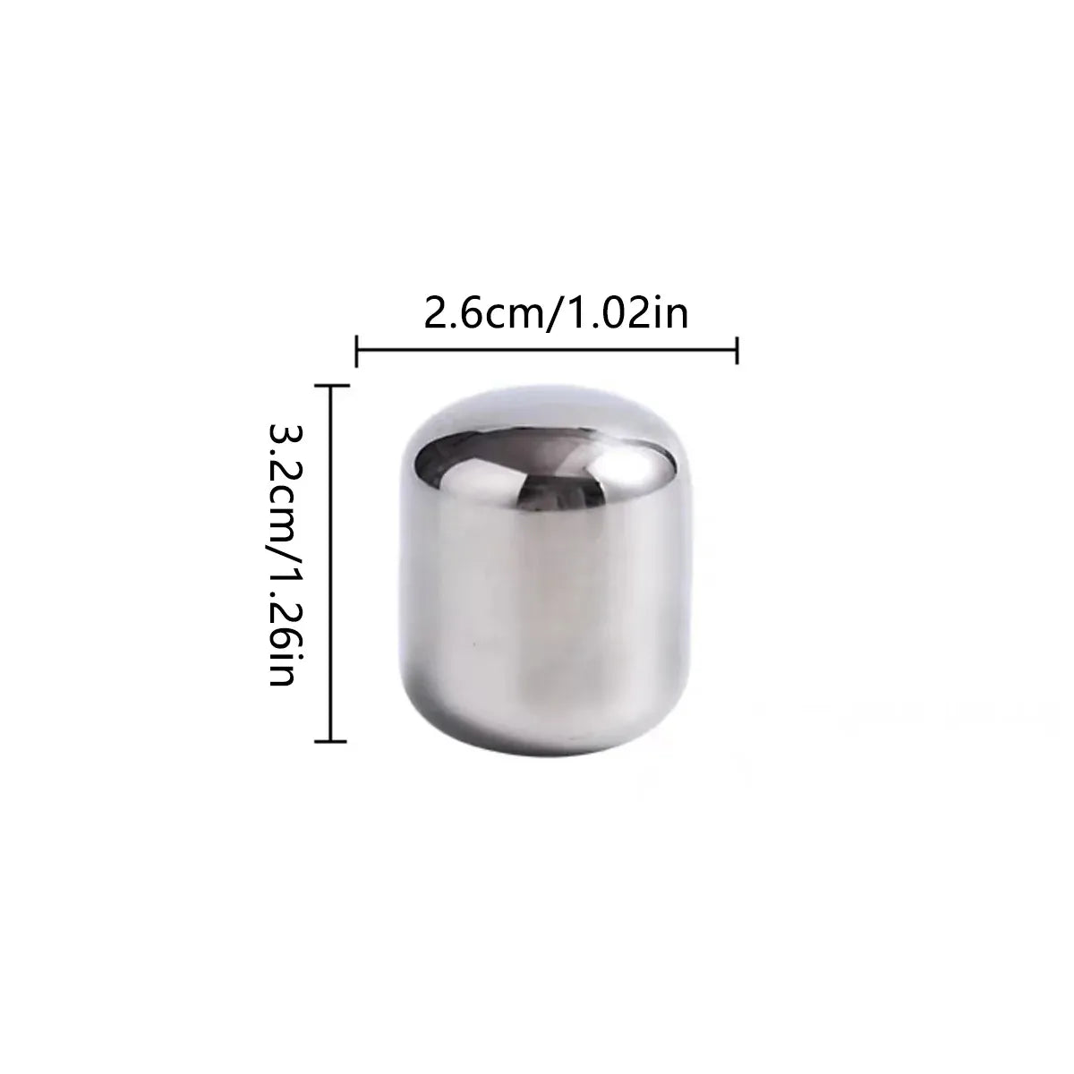 6-Piece Reusable Metal Drink Chiller Set