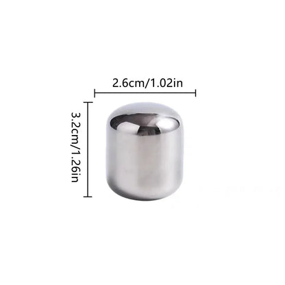 6-Piece Reusable Metal Drink Chiller Set