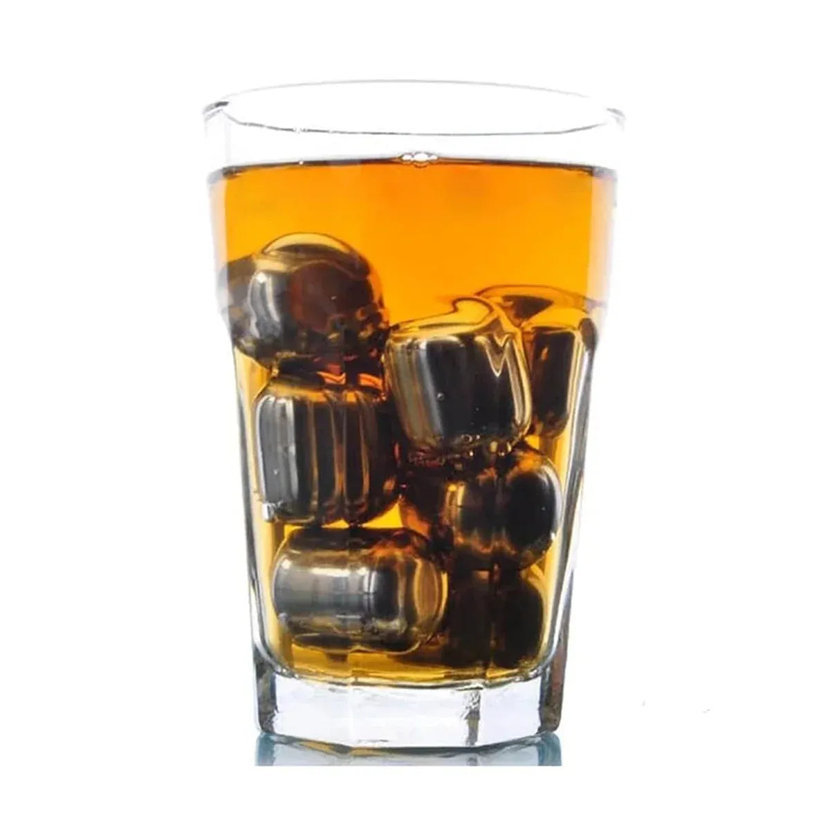 6-Piece Reusable Metal Drink Chiller Set