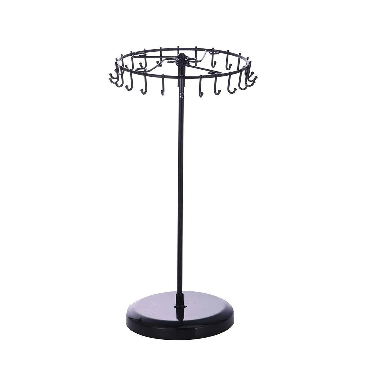 1-Piece Black Rotating Jewellery Display Rack