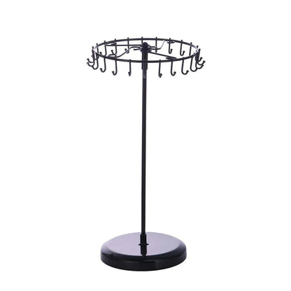 1-Piece Black Rotating Jewellery Display Rack