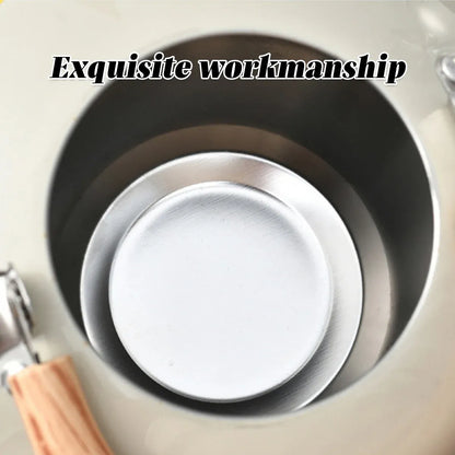 3L Stainless Steel Polka Dot Whistling Kettle Wooden Handle Gas Electric Stove
