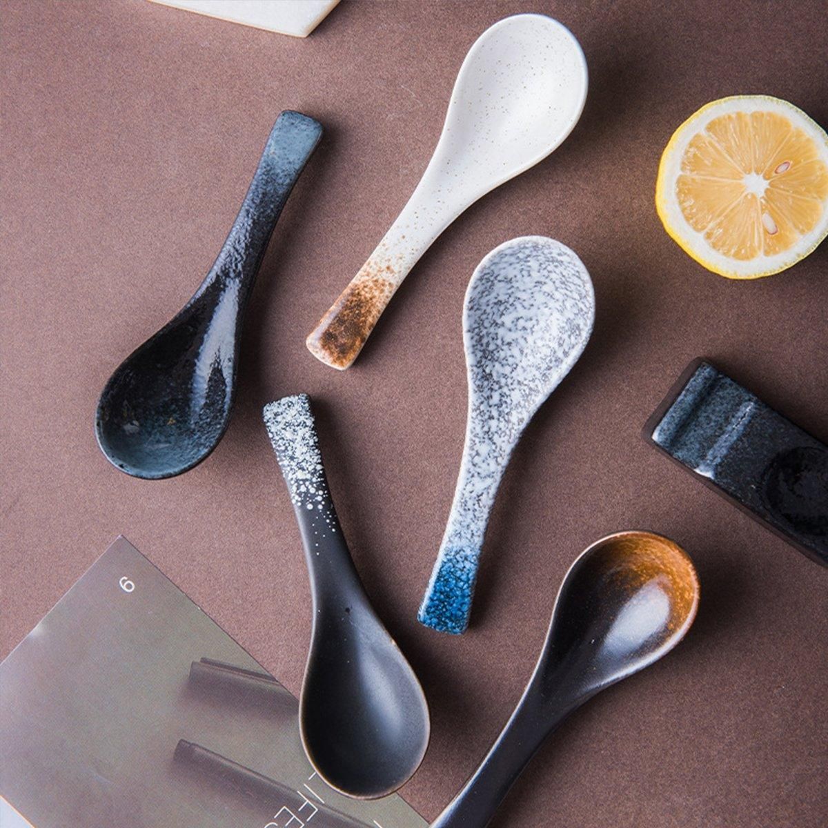 5-Piece Assorted Soup Spoon Set