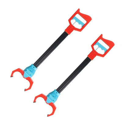 2-Piece Robot Claw Grabber Toy Set, Red and Blue