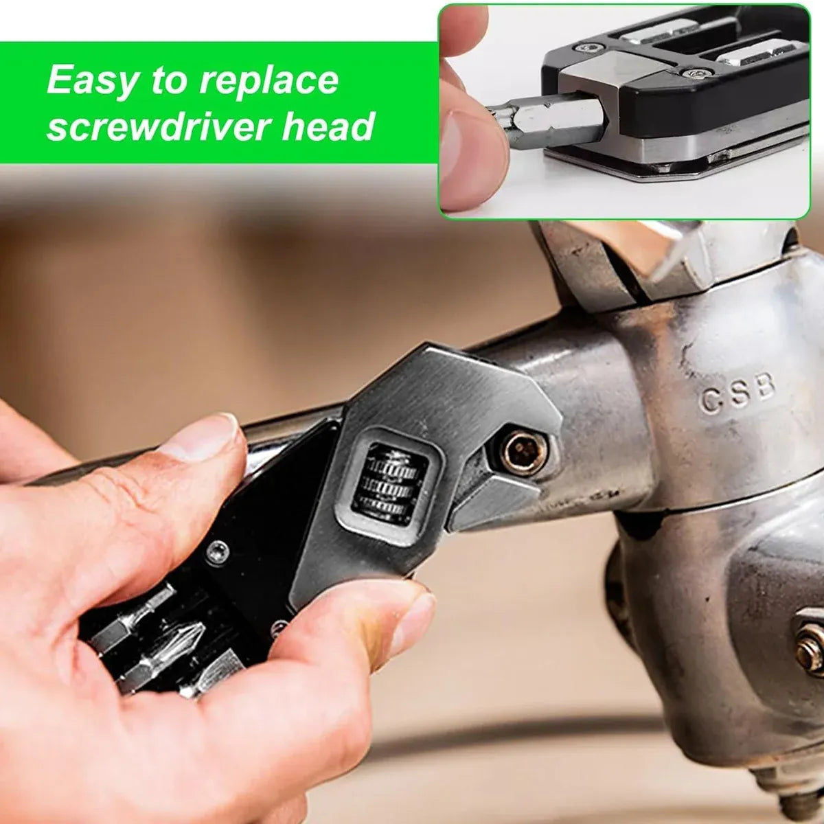 Multi-Function Adjustable Wrench Sturdy Stainless Steel for Home Repair Tool Kit