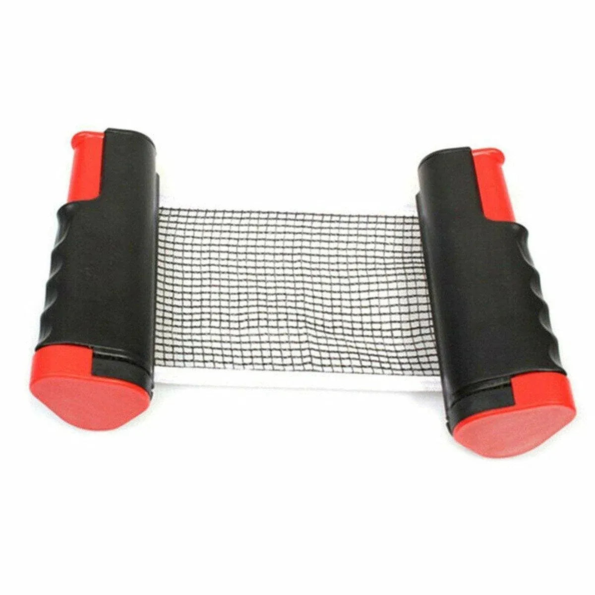 Retractable Table Tennis Net, Black and Red, 190 x 15 cm