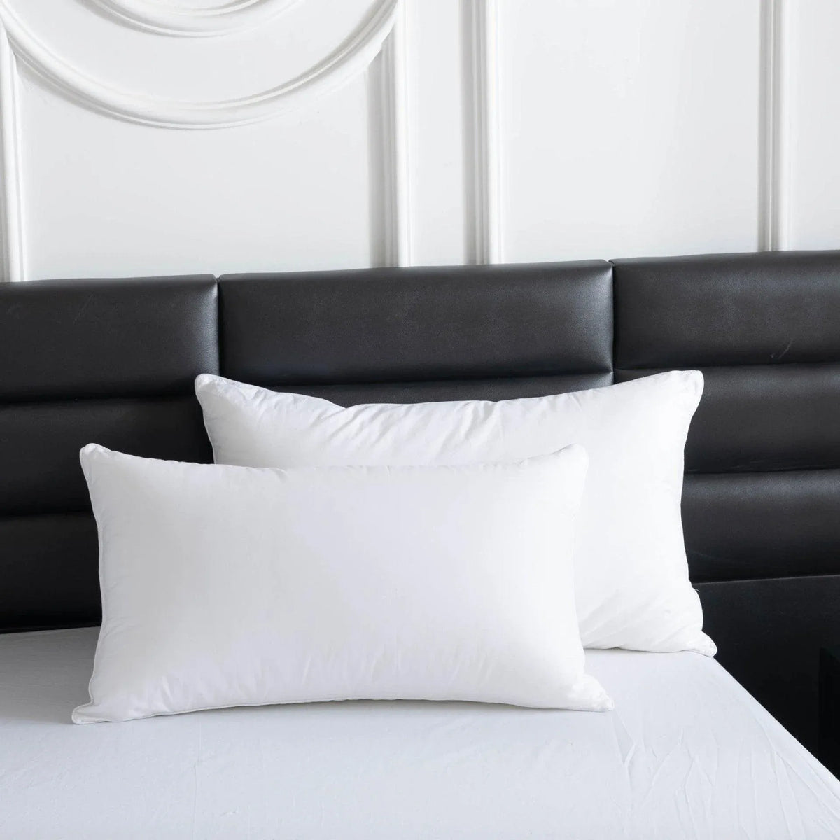 1 White Pillow Insert, 48 x 74 cm