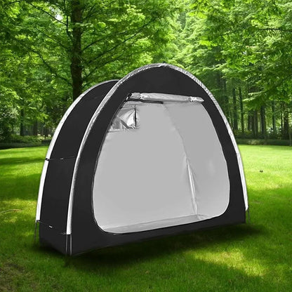 Black Foldable Bicycle Storage Tent 200 x 80 x 165 cm - 1 Piece