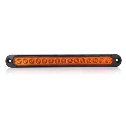 2PCS 15 LED Tail Lights Ultra Slim Trailer Truck Ute Brake Indicator Lamps