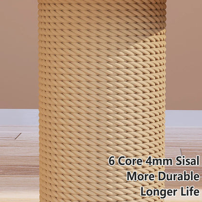 1-Piece Cat Scratching Post with Turntable Toy