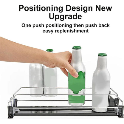 5-Piece Beverage Pusher Lane Set for Fridge and Retail Shelves