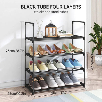 1-Piece 4-Tier Shoe Storage Rack
