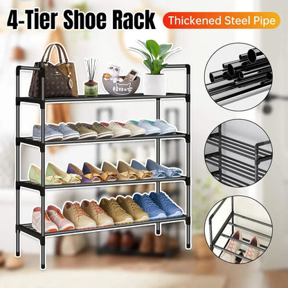 1-Piece 4-Tier Shoe Storage Rack